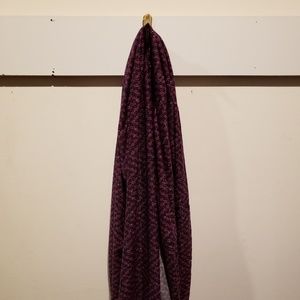 Purple and Black Infinity Scarf